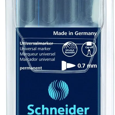 Zestaw Foliopisów Permanentnych Schneider Maxx 222 F 07 mm 4 Szt. Miks Kolorów