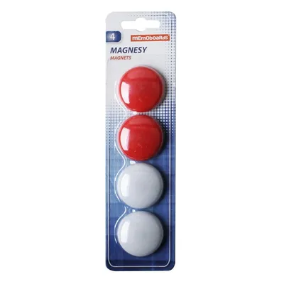 Magnesy Do Tablic F40 Mm 4 Szt. Blister /Memobe