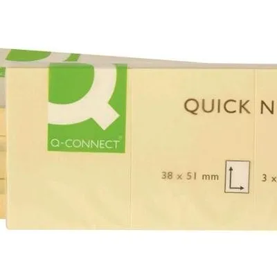 Bloczek Samoprzylepny 51x38 A'3 Żółty /Q-Connect