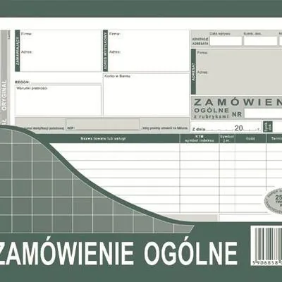 Zamówienie Ogólne A5 Oryg.+1k Poziom 331-3 /MiP