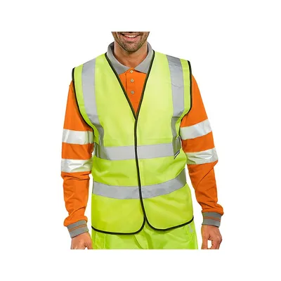 Kamizelka Ostrzegawcza Beeswift Rozm. XxXL Żółta /BEESWIFT