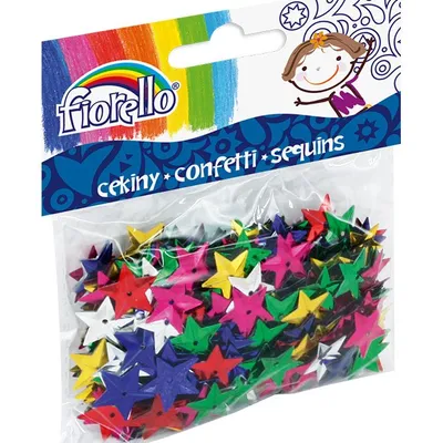 Cekiny confetti GR-C14-15 gwiazdki Fiorello