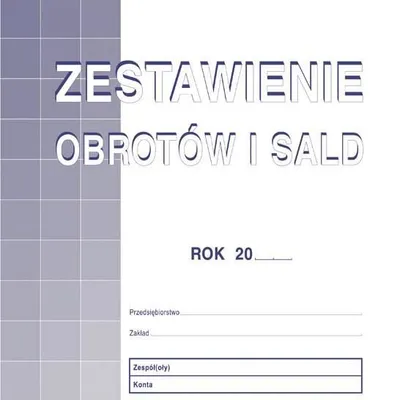 Zestawienie Obrotów i Sald A4 Offset 425-1 /MiP