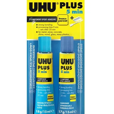 Klej Żywiczno-Epoksydowy Plus 2X15Ml Blister Uhu