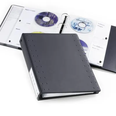 Album na CD/DVD Index 40 Wkłady Opisy A4 Antracytowy /Durable 522758