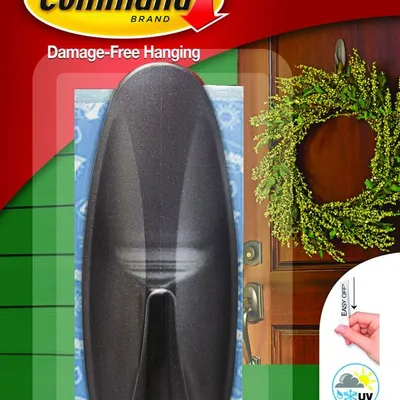 Hak Plastikowy Samoprzylepny 1sz. Brąz / Command (17083BZ)