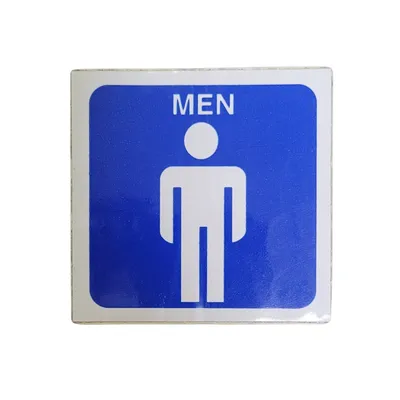 Naklejka Informacyjna Mała WC MEN