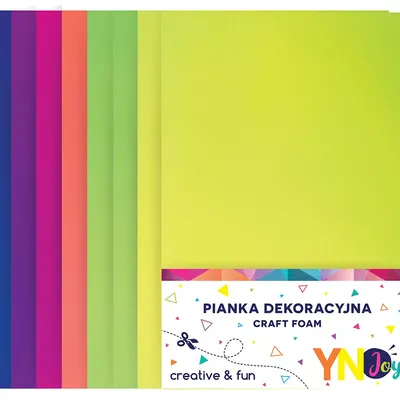 Pianka Dekoracyjna 8szt. Fluo Mix /Interdruk