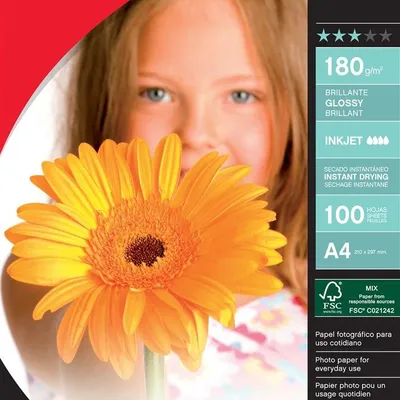 Papier Fotograficzny Apli Everyday Photo Paper A4 180Gsm Błyszczący 100Ark.