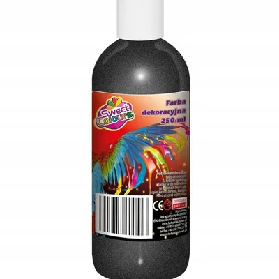 Farba Plakatowa 250ml Metaliczna Czarna Sweet Colours / Otocki
