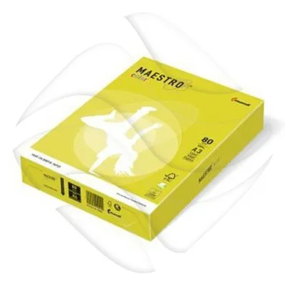 Papier Xero Maestro A3 80g Neony NEOGBB80B Żólty /Mondi
