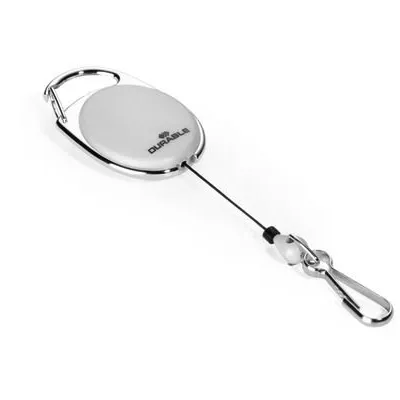 Mechanizm Ściągający Jojo Style (Karabińczyk) 80cm 10szt. Szary /Durable 832710