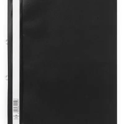 Skoroszyt z Wpięciem Do Segregatora A4 PVC Czarny /Durable 258001