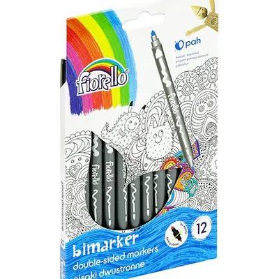 Pisaki BIMARKER dwustronne Fiorello GR-F816 – 12 kol.