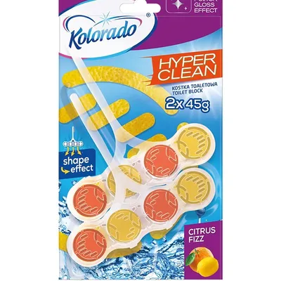 Kostka do WC 45g A'2 Hyper Clean Citrus Frizz / Kolorado