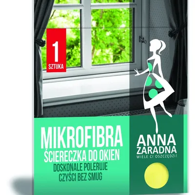 Mikrofibra Ściereczka Do Okien /Anna Zaradna