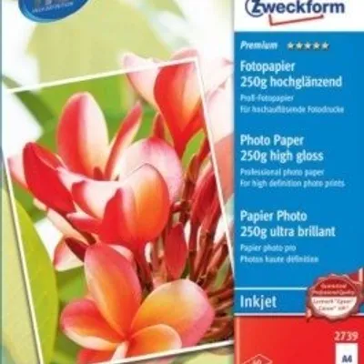 Papier Fotograficzny Premium Big Pack 250g 40szt. Avery 210x297 Biały Wysokobłyszczący No.2739