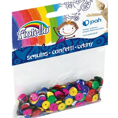 Cekiny confetti GR-C14- 8 kółko łamane Fiorello