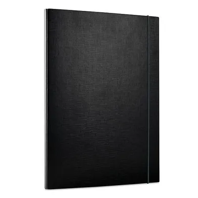 Teczka Z Gumką Office Products PP A4/15 3-Skrz. Czarna