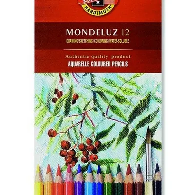 Kredki Akwarelowe Mondeluz 12 kol. 3716 /Koh-I-Noor