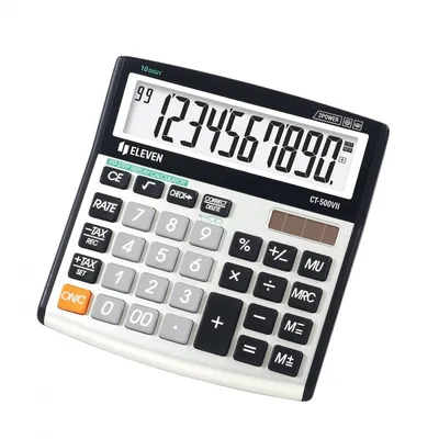 Kalkulator Eleven CT-500VII czarno-srebrny