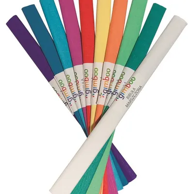 Bibuła Marszczona Gimboo W Rolce 50X200Cm Mix Kolorów