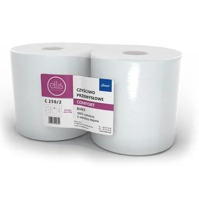 Czyściwo Ellis Comfort C250/2 (Celuloza) 2-warstw. [0802] Białe ( 1szt. )