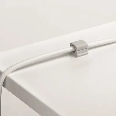 Cavoline Clip Pro 1 Samoprzylepny szary uchwyt na jeden kabel elektryczny 6 szt. / Durable
