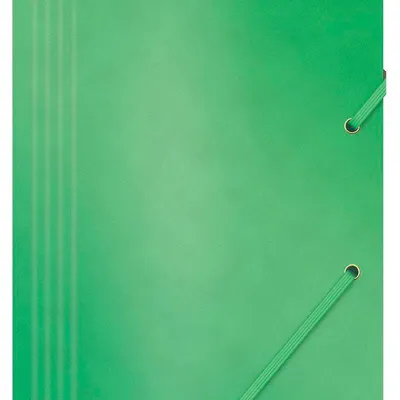 Teczka Z Gumką Office Products Preszpan A4 390Gsm 3-Skrz. Zielona