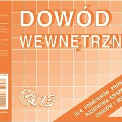 Dowód Wewnętrzny A6 K13 /MiP