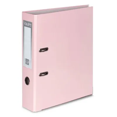 Segregator A4/75 FCK Pastelowy Różowy Okuty /Vaupe