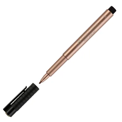 Flamaster Artystyczny Pitt Artist Pen M 252 [167352 FC] Miedziany /Faber-Castell