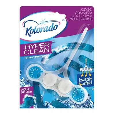 Kostka do WC 45g Hyper Clean Aqua Splash /Kolorado
