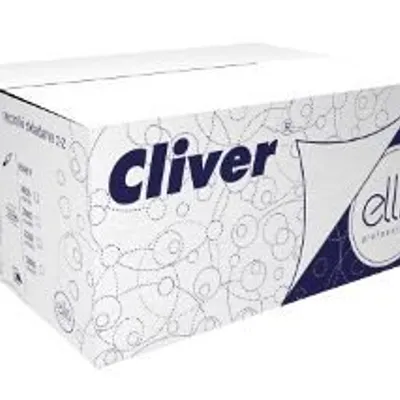 Ręcznik ZZ 3000 Ellis Professional (Celuloza) [2615] Biały/Wzór Fioletowy