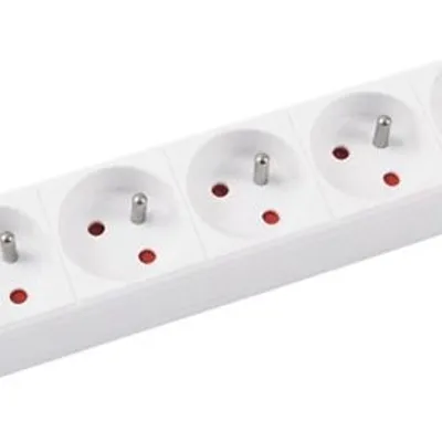Przedłużacz Office Products 6 Gniazd 15M Z Uziemieniem I Wyłącznikiem Biały