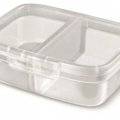 Pojemnik Na Żywność z Przegrodą Snap Box 3,3l Transparentny /Curver 252944