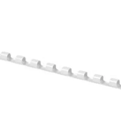 Grzbiety Do Bindowania Office Products A4 6mm (25 Kartek) 100 Szt. Białe
