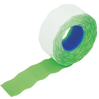 Etykiety do cen 2612-800 zielone faliste