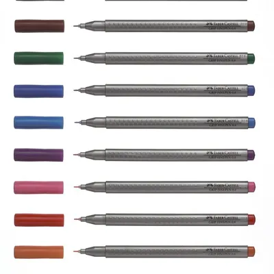 Cienkopis Grip Fioletowy Faber-Castell