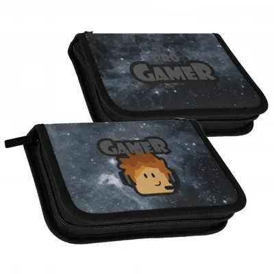 Piórnik Bez Wyp 1Zam/2Klp Gamer /Starpak