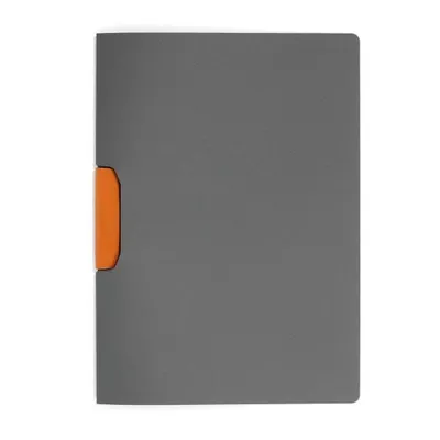 Skoroszyt z Klipsem Duraswing Color Grafitowy z Pomarańczowym Zaciskiem /Durable 230409