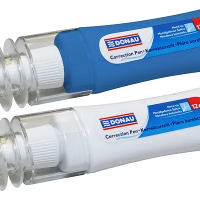 Korektor W Piórze Donau Metalowa Końcówka 12Ml