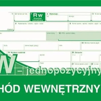 Rw Rozchód Wewnętrzny (1-poz.) 1/3 A4 Wielok. Poziom 383-8 /MiP