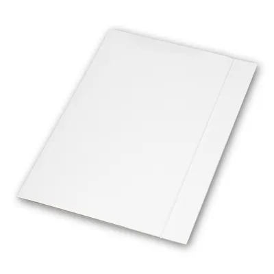 Teczka z Gumką A4 250g Lux Biała /Barbara