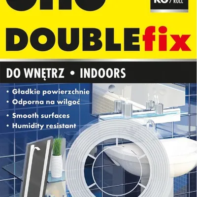 Dwustronna Taśma Montażowa Do Wnętrzextra Mocna 19Mmx1,5M Blister /Uhu
