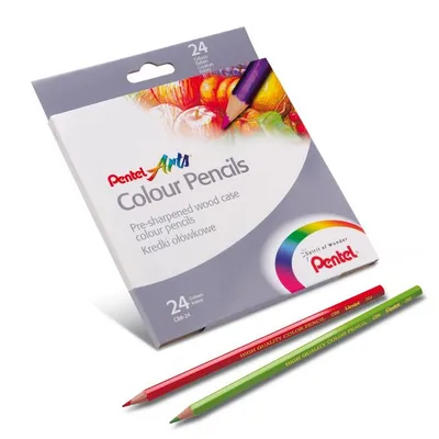 Kredki Ołówkowe 24 kol. Arts /Pentel