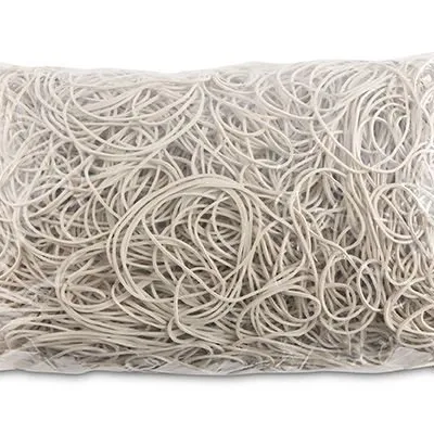 Gumki Recepturki Office Products Średnica 70mm 15X15mm 60% Kauczuku 1000G Zgrzewka Białe