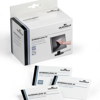 Nasączone Ściereczki Do Ekranu ScreenClean 50 50szt. /Durable 578702