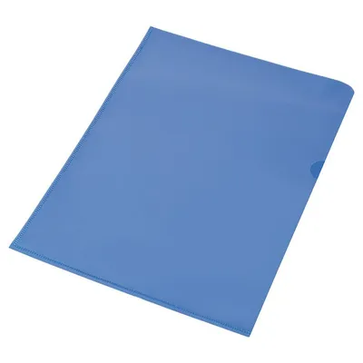 Obwoluta A4 "L" 10szt. Tył Niebieski /Panta Plast