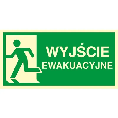 Znak TDC Kierunek Do Wyjścia Ewakuacyjnego – W Lewo 2 /TDC